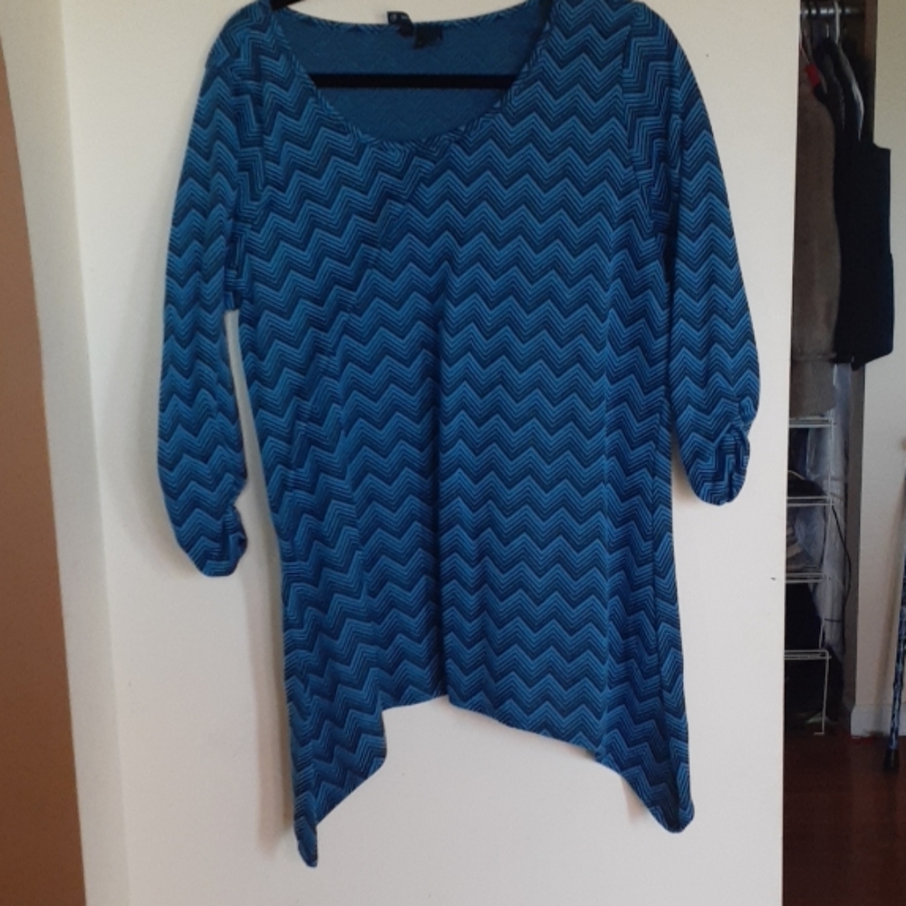 Blue striped sweater xl